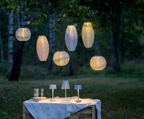 Hagebelysning Soldrevet Sola 35 cm Grønn