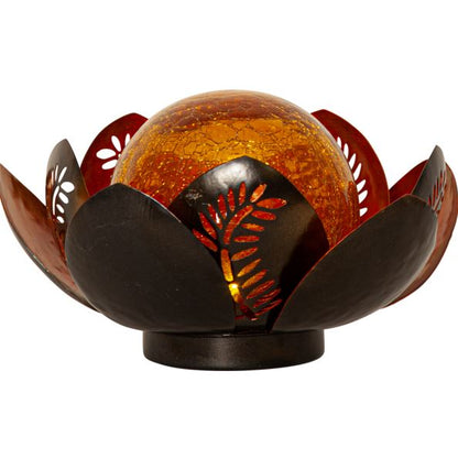 Hagebelysning Soldrevet Solcelle Lilly amber