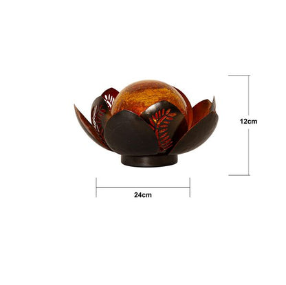 Hagebelysning Soldrevet Solcelle Lilly amber