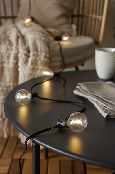 Hagebelysning Soldrevet Solcelleslangen Globe Mini