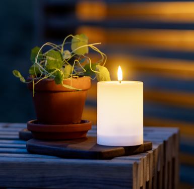 Hagebelysning Soldrevet Solcellelys Flamme Saul 12,5 cm