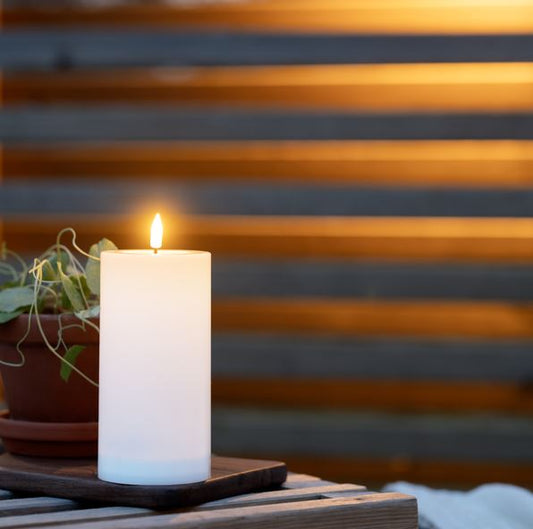 Hagebelysning Soldrevet Solcellelys Flamme Saul 17,5 cm