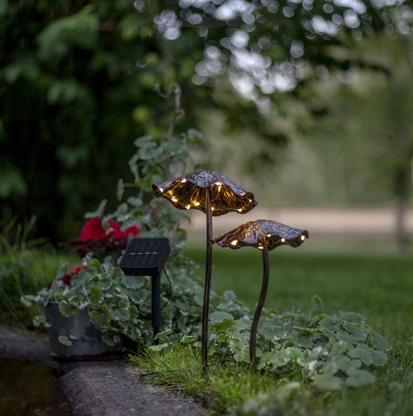 Hagebelysning Soldrevet Lumini