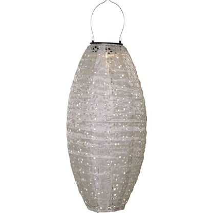Hagebelysning Soldrevet Solcelle Lykt Beige