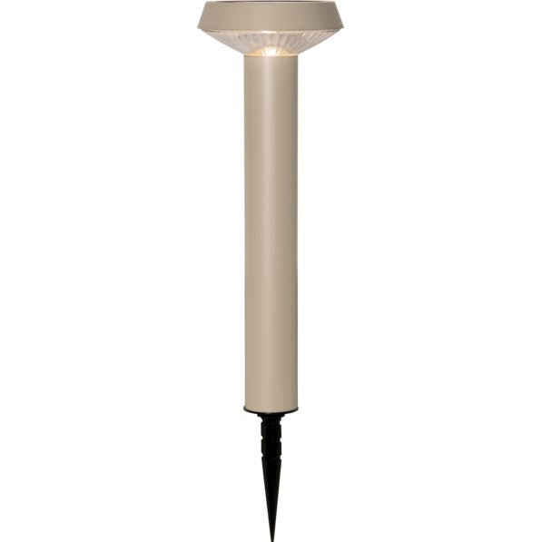 Hagebelysning Soldrevet Solcellepollare Casa Beige