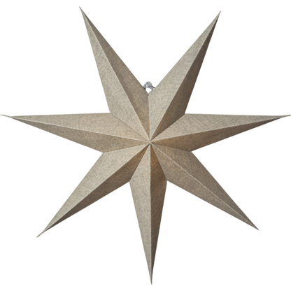 Adventsstjerne Papirstjerne Cotton 60 cm grønn