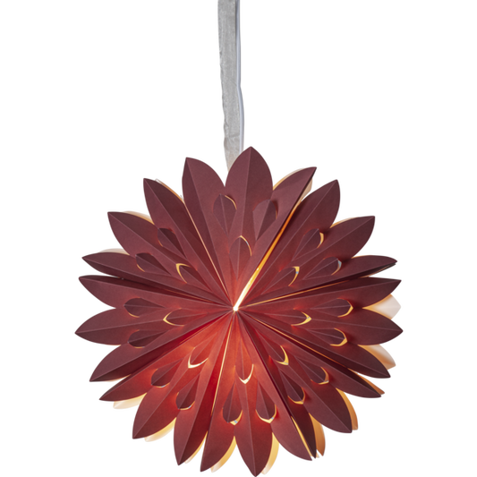Adventsstjerne Papirstjerne Clipp 60 cm rød