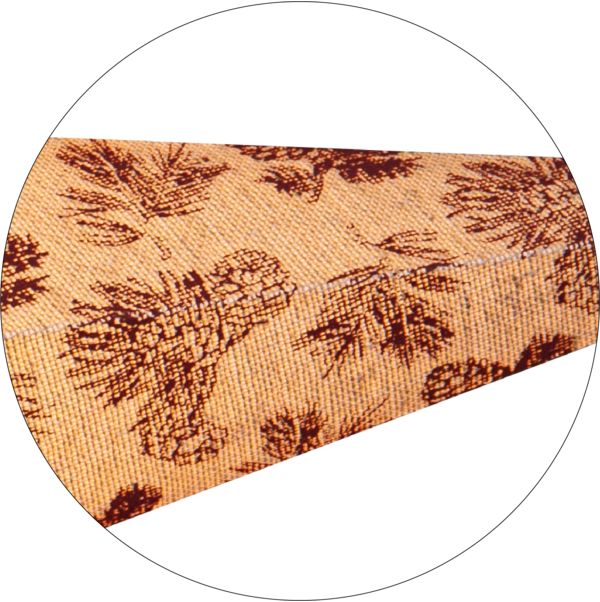 Adventsstjerne Papirstjerne Bomullsstrå og grantrebar 60 cm rød/beige