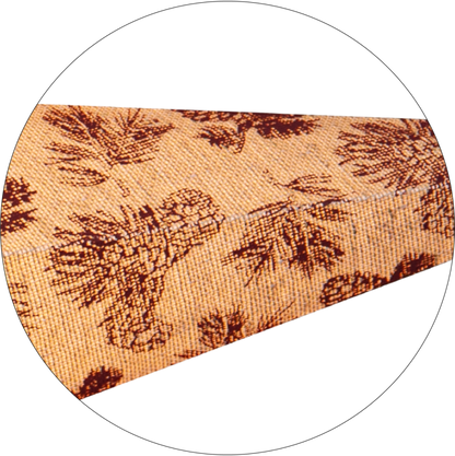 Adventsstjerne Papirstjerne Bomullsstrå og grantrebar 60 cm rød/beige