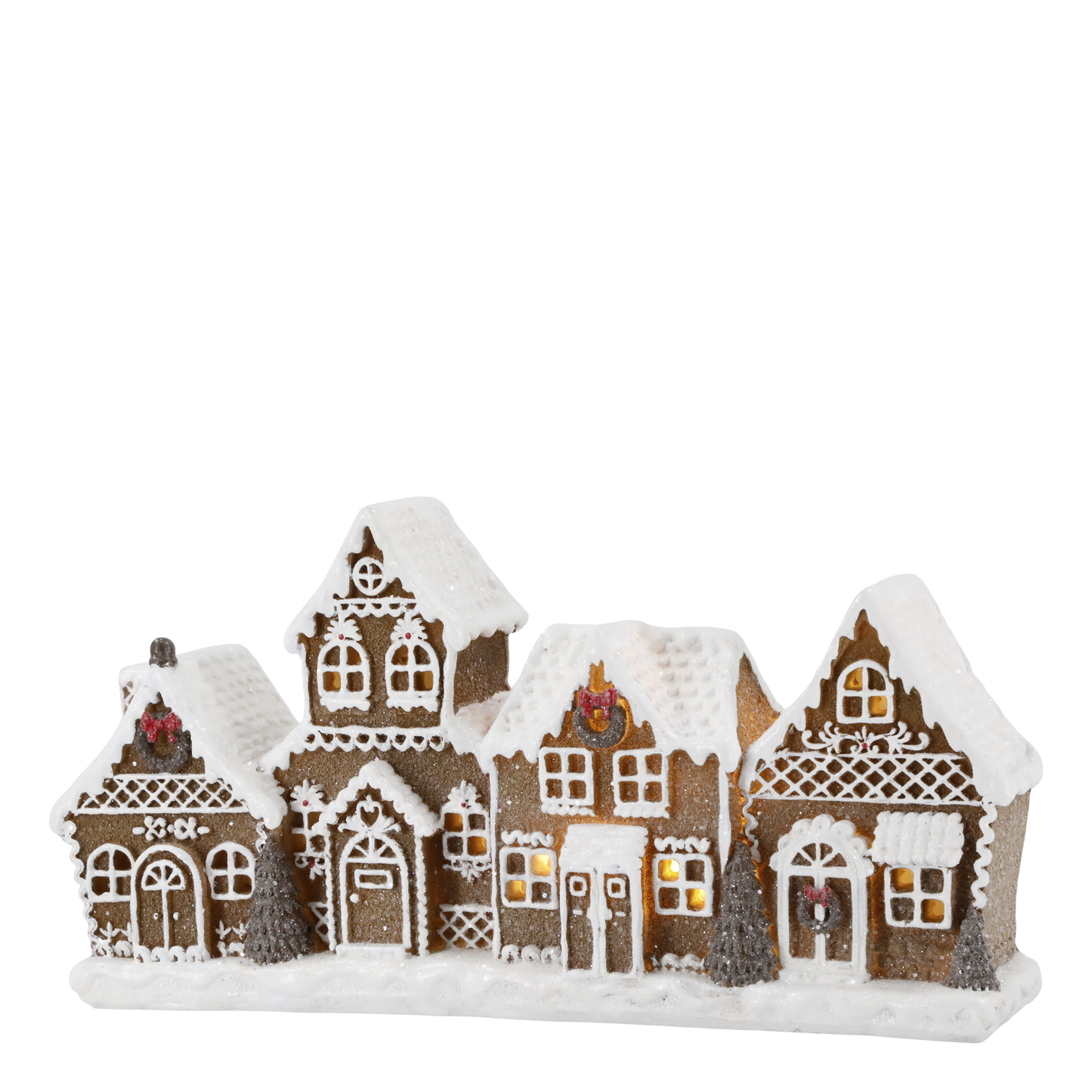 Belysning Jul Pepperkakehus Noël H12,5/L24,5/B6,5 cm