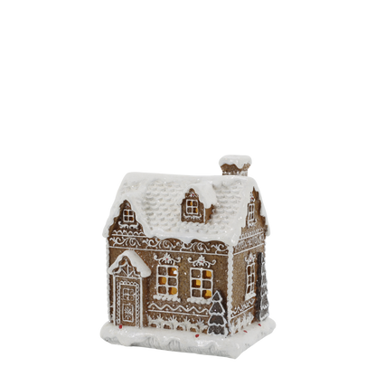 Belysning Jul Pepperkakehus Noël H17/L13/B11 cm