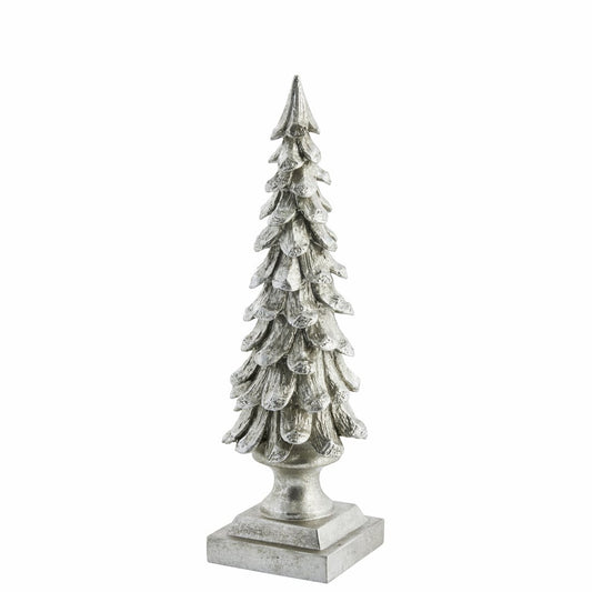 Innendørs julepynt juletre 30,5 cm antikk sølv