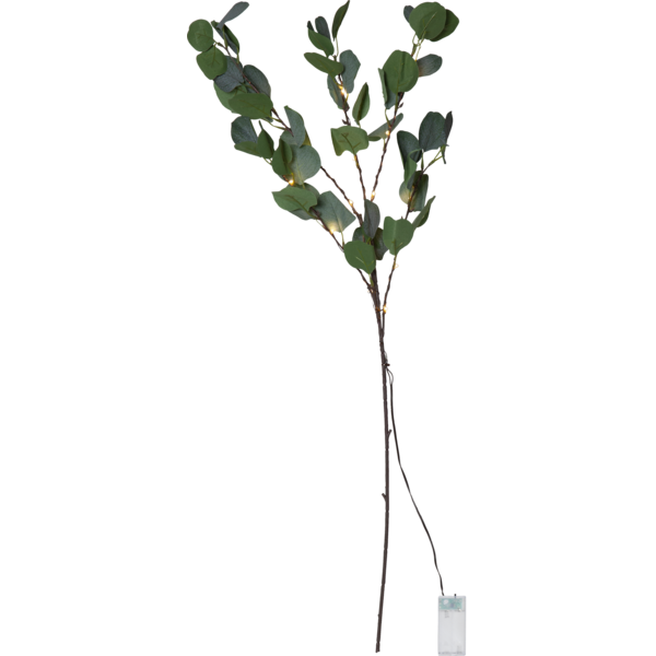 Batteridrevet lysgren eukalyptus 90 cm