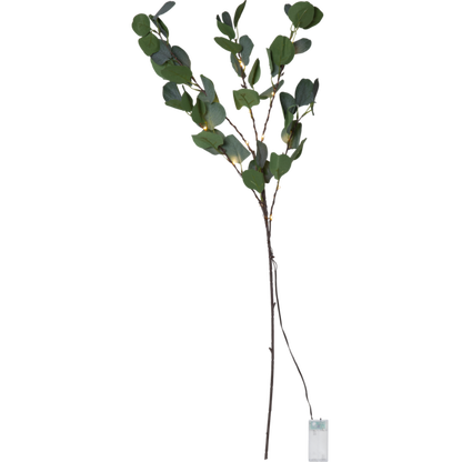 Batteridrevet lysgren eukalyptus 90 cm