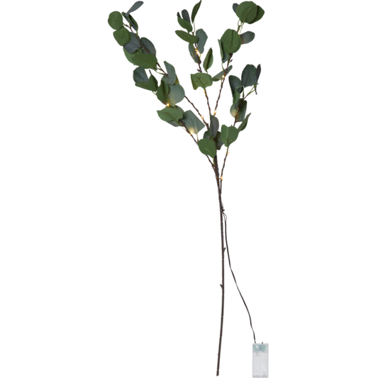 Batteridrevet lysgren eukalyptus 90 cm