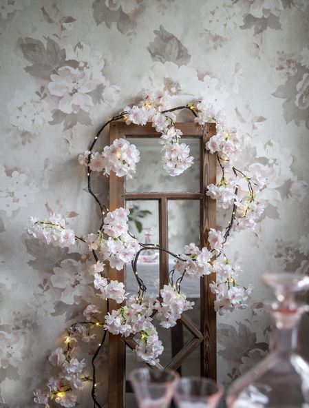 Div. belysning Lyslenke kirsebærblomster 180 cm