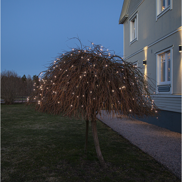 Utendørs julepynt lenke Crispy Ice White 300x300 cm