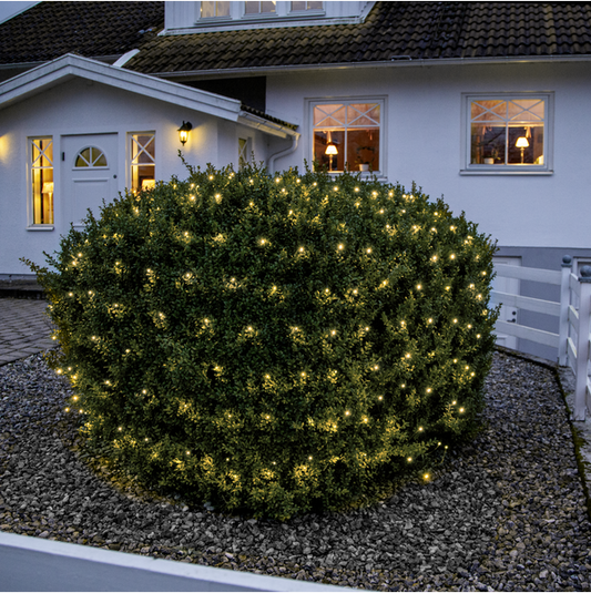 Utendørs julepynt lenke Crispy Ice White 200x200 cm