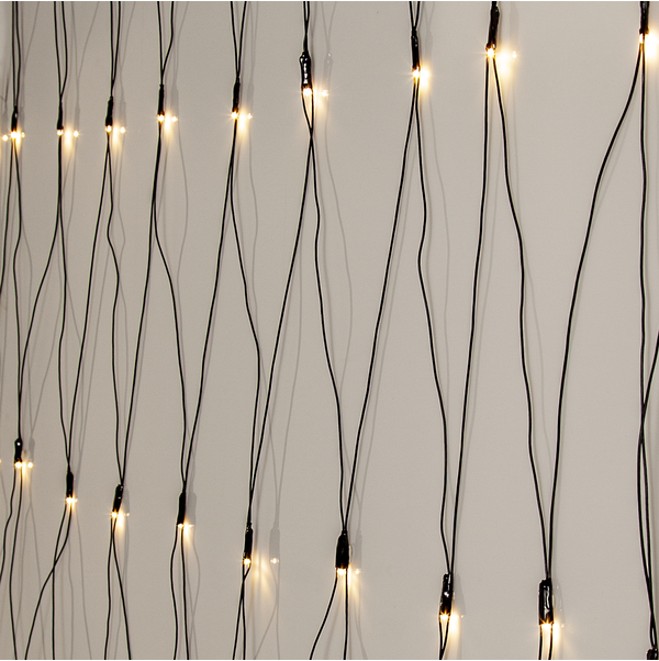 Utendørs julepynt lenke Shiny Warm White 300x300 cm