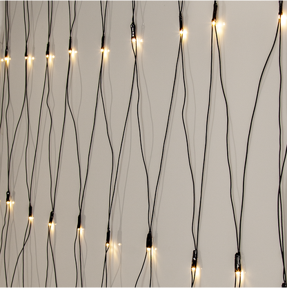 Utendørs julepynt lenke Shiny Warm White 300x300 cm