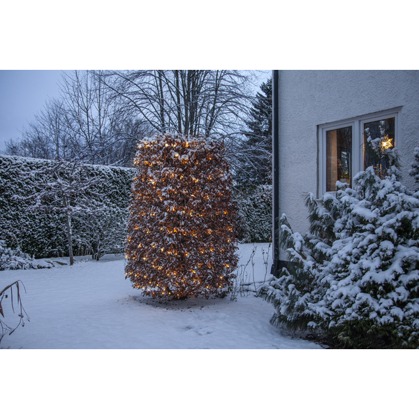 Utendørs julepynt lenke Shiny Warm White 300x300 cm