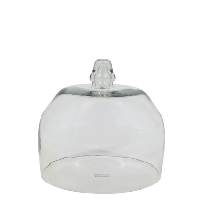Glassklokke H15/Ø15 cm klar