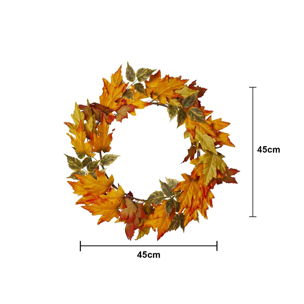 Batteridrevet belysning Krans Autumn Ø45 cm