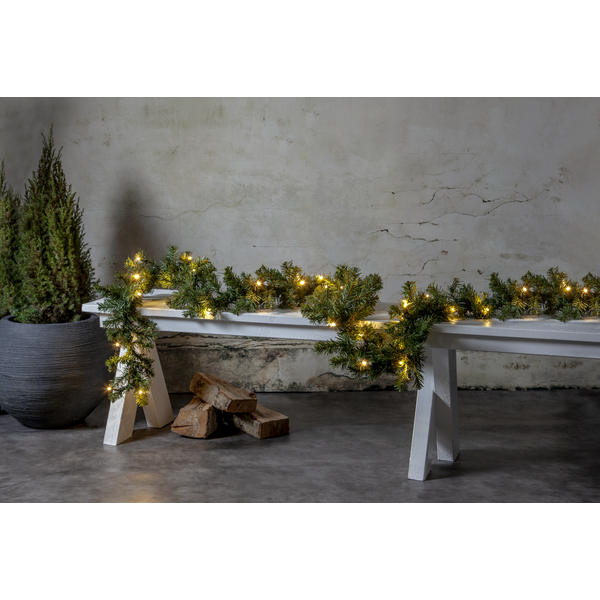 Utendørs julepynt Girlander Ottawa 500 cm