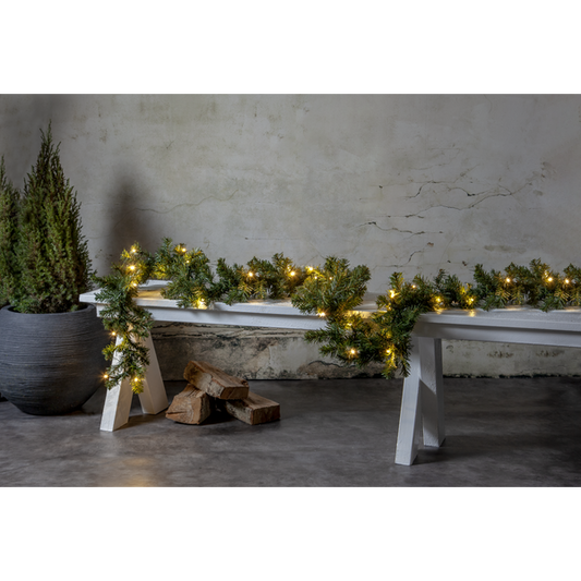 Utendørs julepynt Girlander Ottawa 500 cm