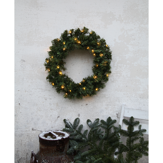 Utendørs julepynt Krans Ottawa 50 cm