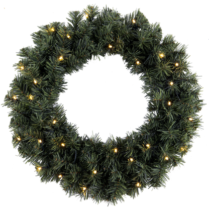 Utendørs julepynt Krans Ottawa 50 cm