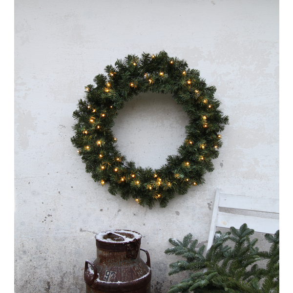 Utendørs julepynt Krans Ottawa 70 cm