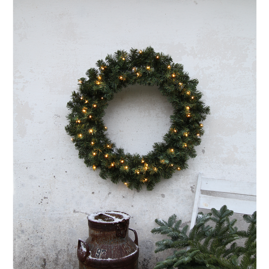 Utendørs julepynt Krans Ottawa 70 cm