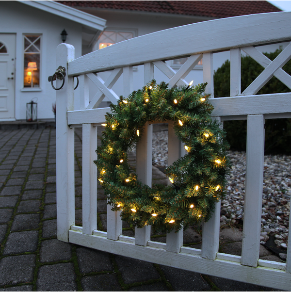 Utendørs julepynt Krans Calgary 50 cm