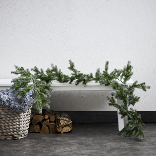 Utendørs julepynt Girlander Lunda 200 cm