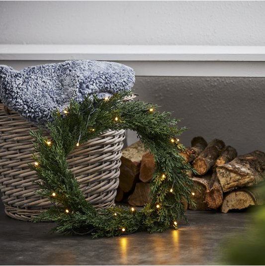 Utendørs julepynt Krans Thuja 40 cm