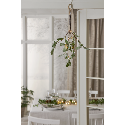 Belysning julkvist Misteltein 35 cm