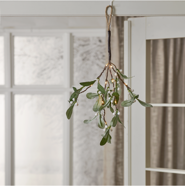 Belysning julkvist Misteltein 35 cm