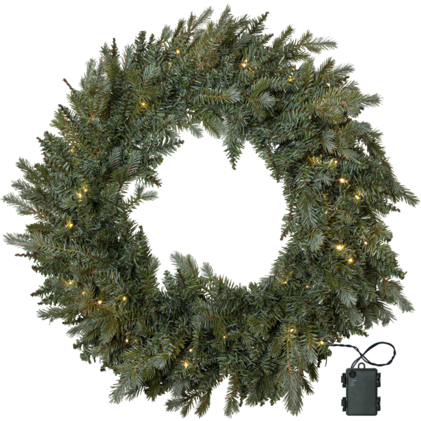 Utendørs julepynt Krans Greyland 80 cm