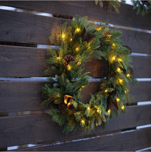 Utendørs julepynt Krans Mixi 60 cm