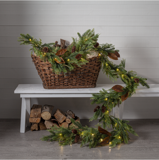 Utendørs julepynt Girlander Mixi 280 cm