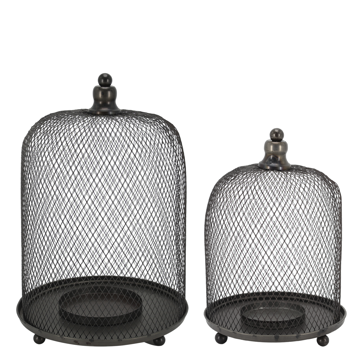 Lyslykt 2-pakning Fil de fer H33/Ø22 cm