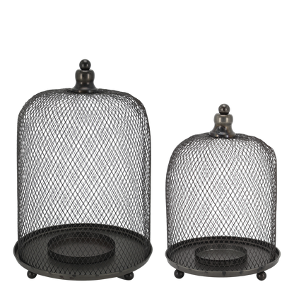 Lyslykt 2-pack Fil de fer H33/Ø22 cm