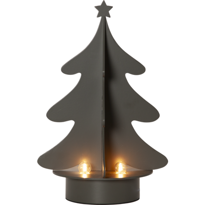 Adventslysestake Juletre grågrønn 31 cm