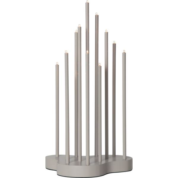 Adventslysestake Buzz 43 cm beige