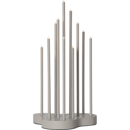 Adventslysestake Buzz 43 cm beige