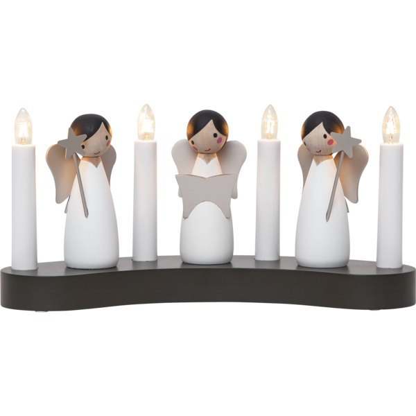 Adventslysestake Engel kor 31x15x8 cm