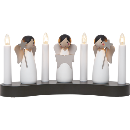 Adventslysestake Engel kor 31x15x8 cm