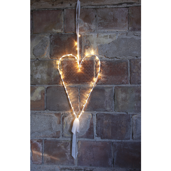 Belysning Jul Hjerte 65 cm
