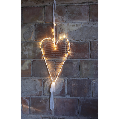 Belysning Jul Hjerte 65 cm